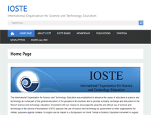 Tablet Screenshot of ioste.org